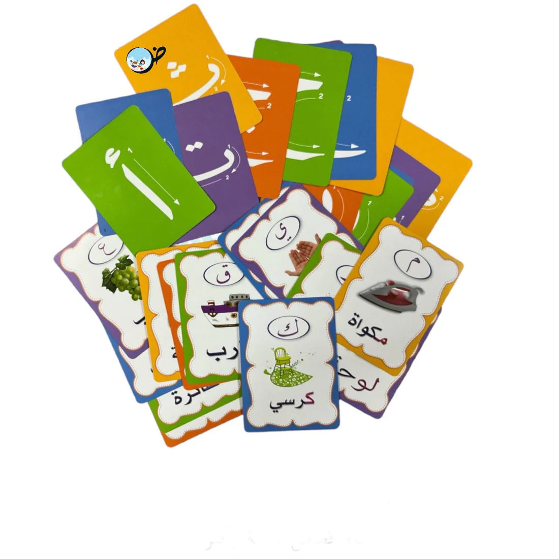 بطاقات الحروف العربية مع قلم وايت بورد | Arabic Alphabet Cards With Whiteboard Marker